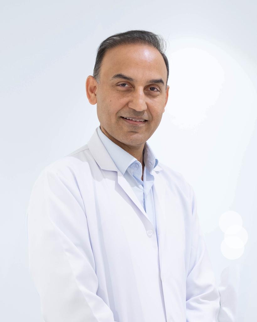 Portrait of Dr. Zaheer Abbas in a clinical coat